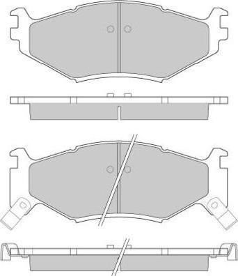 E.T.F. 12-0629 - Гальмівні колодки, дискові гальма avtolavka.club