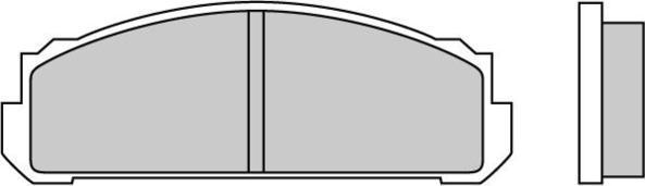 ACDelco 171-1043 - Гальмівні колодки, дискові гальма avtolavka.club