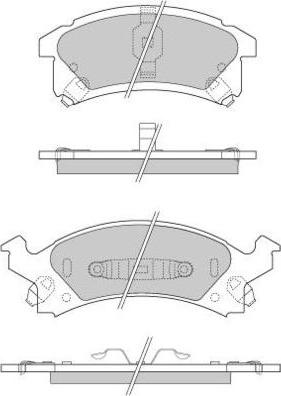 E.T.F. 12-0893 - Гальмівні колодки, дискові гальма avtolavka.club