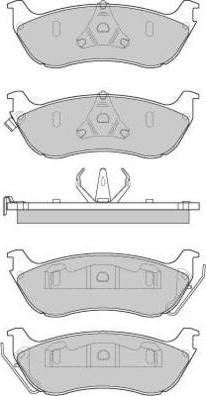 Mercedes-Benz A163 420 01 20 S1 - Гальмівні колодки, дискові гальма avtolavka.club