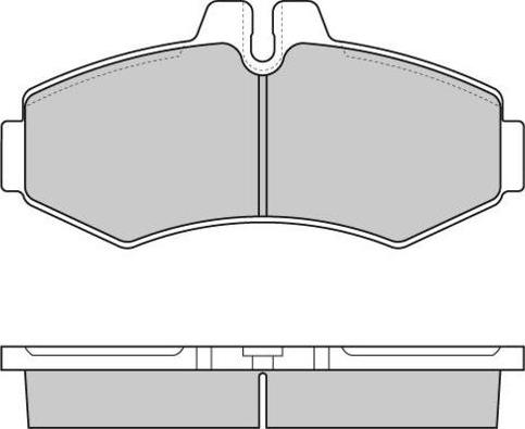 HITEC H 996 - Гальмівні колодки, дискові гальма avtolavka.club