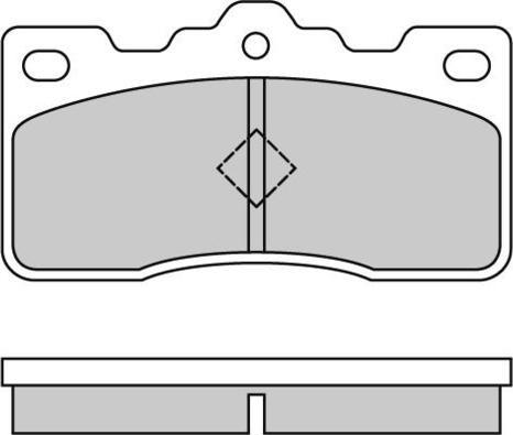 Japanparts JPP 202 - Гальмівні колодки, дискові гальма avtolavka.club