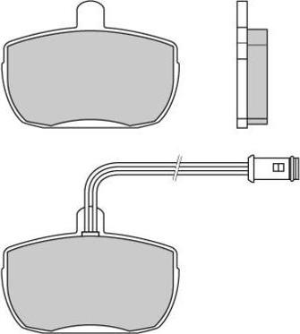 E.T.F. 12-0315-1 - Гальмівні колодки, дискові гальма avtolavka.club