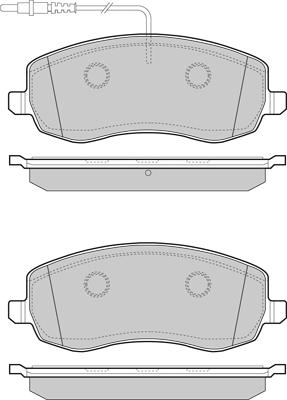 BENDIX 573327J - Гальмівні колодки, дискові гальма avtolavka.club