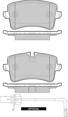 BENDIX 573428 - Гальмівні колодки, дискові гальма avtolavka.club