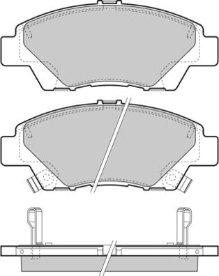 BENDIX 572637B - Гальмівні колодки, дискові гальма avtolavka.club