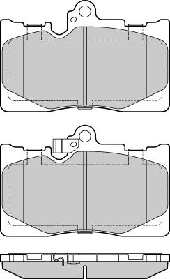 HELLA 8DB 355 015-171 - Гальмівні колодки, дискові гальма avtolavka.club