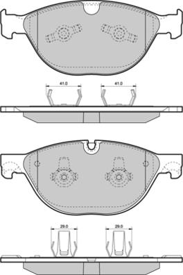 E.T.F. 12-1483 - Гальмівні колодки, дискові гальма avtolavka.club