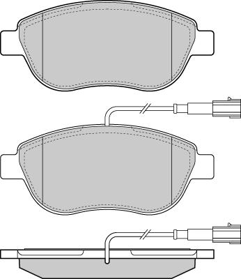 Magneti Marelli 363700202054 - Гальмівні колодки, дискові гальма avtolavka.club