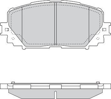 Triscan 0 986 AB2 268 - Гальмівні колодки, дискові гальма avtolavka.club