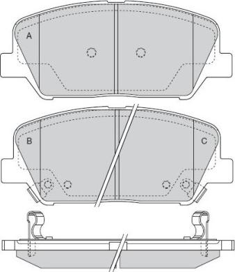 TRW Engine Component GDB3621 - Гальмівні колодки, дискові гальма avtolavka.club