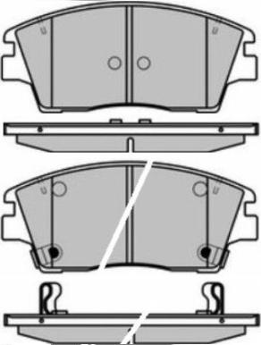 Japanparts PAH24MK - Гальмівні колодки, дискові гальма avtolavka.club