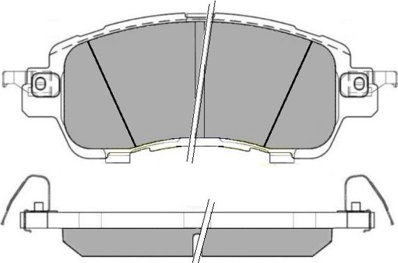 Japanparts JPA3000AF - Гальмівні колодки, дискові гальма avtolavka.club