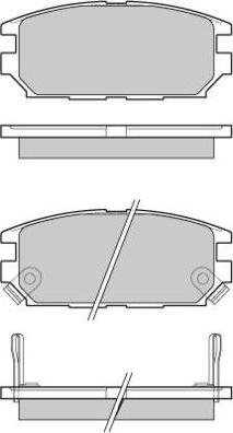 Japanparts PP-510MK - Гальмівні колодки, дискові гальма avtolavka.club