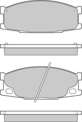 Japanparts JPA-586 - Гальмівні колодки, дискові гальма avtolavka.club