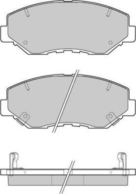 BENDIX DB1481 - Гальмівні колодки, дискові гальма avtolavka.club