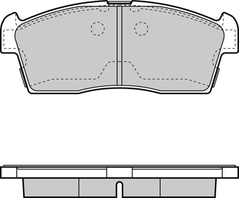 E.T.F. 12-1380 - Гальмівні колодки, дискові гальма avtolavka.club