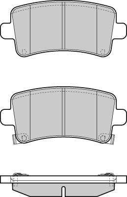 ACDelco 19372236 - Гальмівні колодки, дискові гальма avtolavka.club