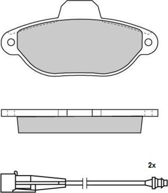 Roulunds Braking 51582880B26 - Гальмівні колодки, дискові гальма avtolavka.club