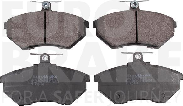 Eurobrake 5502229968 - Гальмівні колодки, дискові гальма avtolavka.club