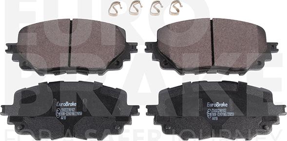 Eurobrake 55022299102 - Гальмівні колодки, дискові гальма avtolavka.club