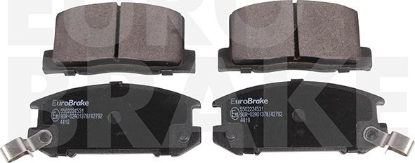 Eurobrake 5502224531 - Гальмівні колодки, дискові гальма avtolavka.club