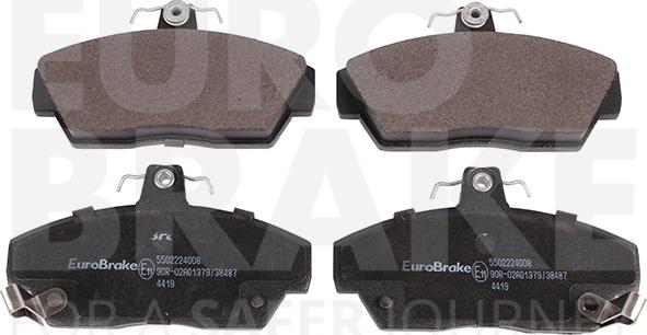 Eurobrake 5502224008 - Гальмівні колодки, дискові гальма avtolavka.club