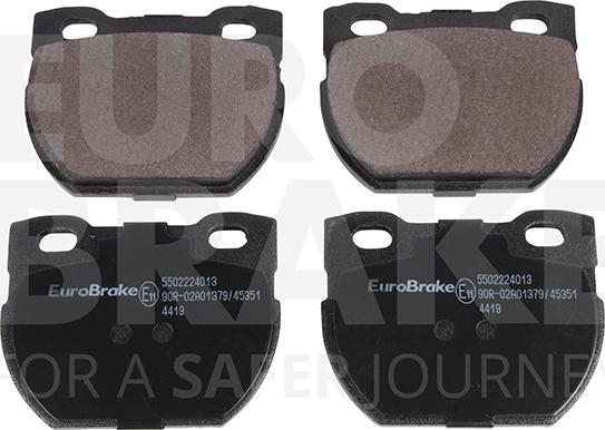 Eurobrake 5502224013 - Гальмівні колодки, дискові гальма avtolavka.club