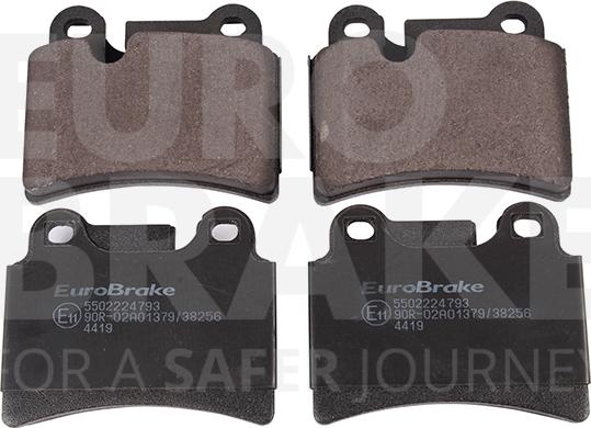 Eurobrake 5502224793 - Гальмівні колодки, дискові гальма avtolavka.club