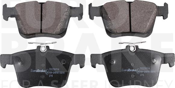 Eurobrake 55022247114 - Гальмівні колодки, дискові гальма avtolavka.club