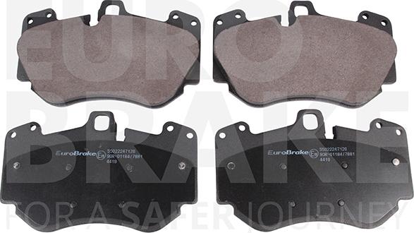 Eurobrake 55022247126 - Гальмівні колодки, дискові гальма avtolavka.club