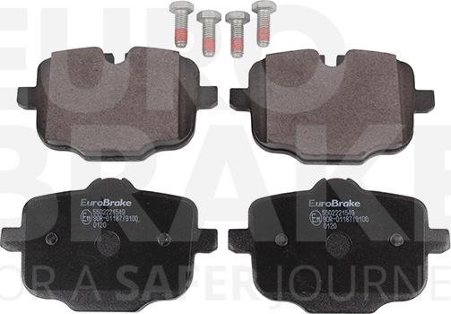 Eurobrake 5502221549 - Гальмівні колодки, дискові гальма avtolavka.club