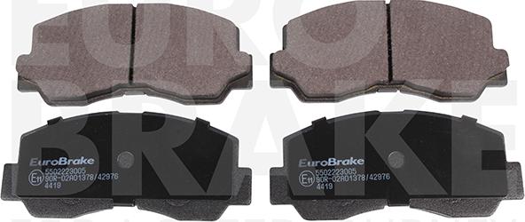 Eurobrake 5502223005 - Гальмівні колодки, дискові гальма avtolavka.club