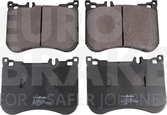 Eurobrake 5502223388 - Гальмівні колодки, дискові гальма avtolavka.club