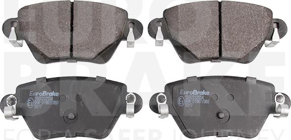 Eurobrake 5502222554 - Гальмівні колодки, дискові гальма avtolavka.club