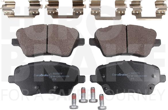 Eurobrake 5502222579 - Гальмівні колодки, дискові гальма avtolavka.club