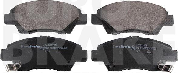 Eurobrake 5502222648 - Гальмівні колодки, дискові гальма avtolavka.club