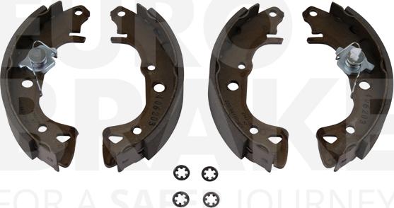 Eurobrake 58492799488 - Комплект гальм, барабанний механізм avtolavka.club