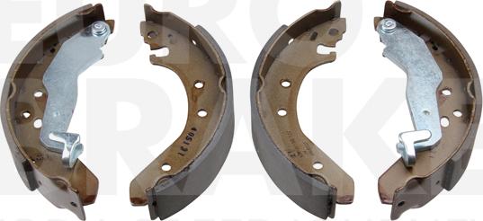 Eurobrake 58492799527 - Комплект гальм, барабанний механізм avtolavka.club