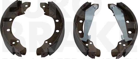 Eurobrake 58492747345 - Комплект гальм, барабанний механізм avtolavka.club