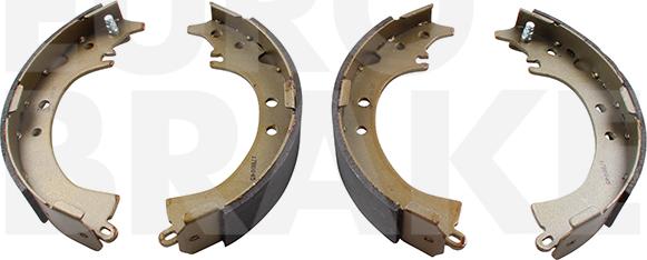 Eurobrake 58492751613 - Комплект гальм, барабанний механізм avtolavka.club