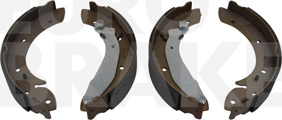 Eurobrake 58492719598 - Комплект гальм, барабанний механізм avtolavka.club