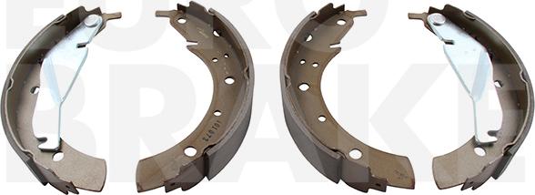 Eurobrake 58492715432 - Комплект гальм, барабанний механізм avtolavka.club