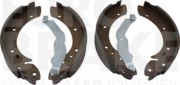 Eurobrake 58492715544 - Комплект гальм, барабанний механізм avtolavka.club