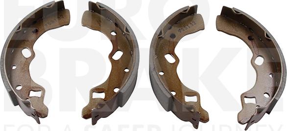 Eurobrake 58492732556 - Комплект гальм, барабанний механізм avtolavka.club