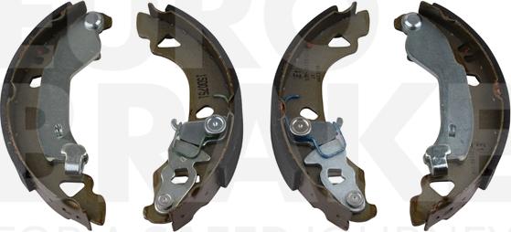 Eurobrake 58492723547 - Комплект гальм, барабанний механізм avtolavka.club