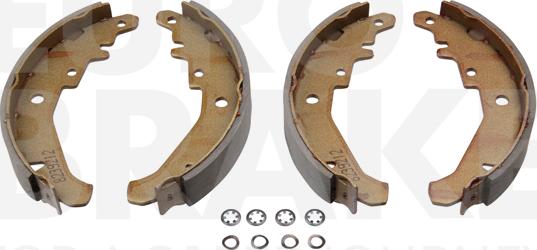 Eurobrake 58492723658 - Комплект гальм, барабанний механізм avtolavka.club