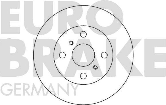 Eurobrake 5815204551 - Гальмівний диск avtolavka.club