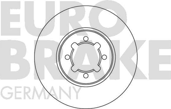 Eurobrake 5815204568 - Гальмівний диск avtolavka.club