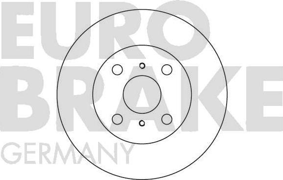 Eurobrake 5815204514 - Гальмівний диск avtolavka.club